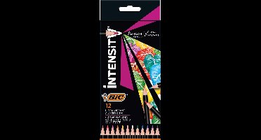 Kleurpotlood bic intensity premium assorti | 12 stuks