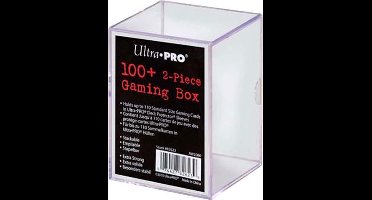 UltraPro 2-Piece Storage Box for 100+ Cards Clear