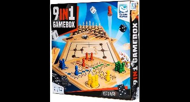 Clown Games 9-In-1 Spellendoos Hout