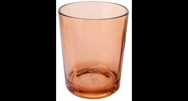 Theelichthouder Basic Roze D10xh12,5cm G Las