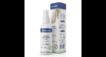 Hypogeen M-Cose Voetspray - Spray voor Zweetvoeten en Kalknagelverzorging - Voetdeodorant tegen Ongewenste Voetengeur - Met Tea Tree, Menthol en Climbazole - 100 ml
