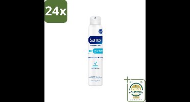 Sanex – Deodorant Spray – Dermo Protector – 200 ml - Voordeelverpakking - 24 stuks - Geurverwijdering - Hypoallergeen