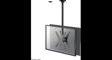 Neomounts FPMA-C340DBLACK full motion dubbele TV/monitor plafondbeugel - 32-75" - zwart