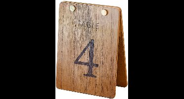 Ginger Ray - Ginger Ray - Houten tent tafelnummers 1-12