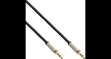 Premium 3,5mm Jack stereo audio slim kabel - 3 meter