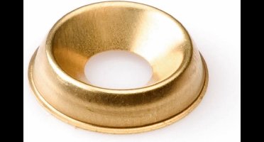 Hoenderdaal Kraalring messing 13mm