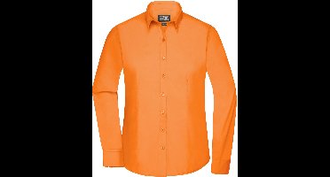 Daiber Blouse Dames Met Lange Mouwen (Oranje) Maat M