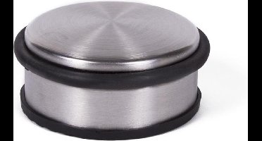 Benson Deurstopper - 10x10 Cm - Rubber, Rvs