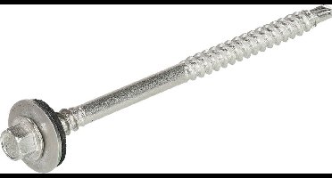 Dak & Gevel - Sandwichpaneelschroef voor hout - BP2 - 7,0/6,5 x 125mm - RVS A2 - Voldraad (20 stuks)