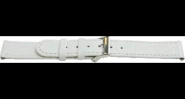 Horlogeband G500 Classic Wit Leer 20x20 mm