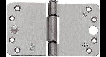 BSW Scharnier V RD 818 STD - RVS - 89 x 152 x 3 mm - met veiligheidspen