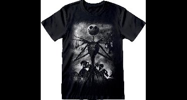 The Nightmare Before Christmas Stormy Skies Heren T-shirt - zwart - M