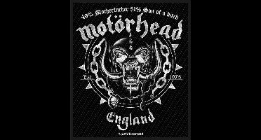 Motorhead - Ball & Chain Patch - Zwart