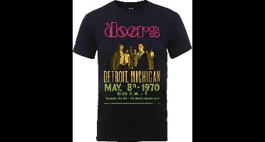 The Doors Heren Tshirt -2XL- Gradient Show Poster Zwart