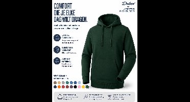 Daiber Hoodie Heren - Sweatshirt Heren met Capuchon - (Donkergroen) - Maat 3XL - Inclusief 2 TLRGolf Wasknijpers