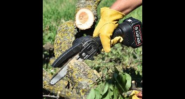 Vvosai - Borstelloze kettingzaag - Draadloze - 6 Inch Borstelloze kettingzaag - Tuin Houtbewerking - Snijgereedschap - inclusief 2 Batterijen