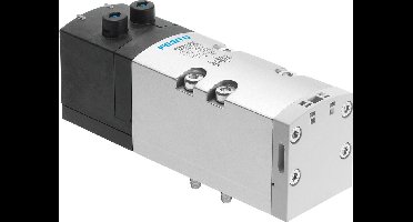 Festo 2x3/2 NO/NC Monostabiel Lucht Magneetventiel Bouwgrootte 1 ISO 5599-2 1200l/min - 8034834 - P2R6H