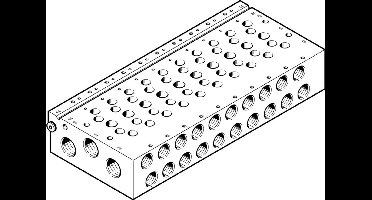 Festo Aansluitstrip - 574476 - P2U3A