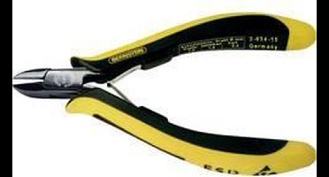 Bernstein Tools for Electronics EUROline-Conductive 3-654-15 ESD Zijkniptang Met facet 125 mm