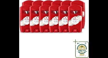 12 x Old Spice - Original - High Endurance - Deodorantstick - Langdurige Frisheid - 50 g - Wasstrips - Deodorantstick - Langdurige Frisheid - Mannelijke Geur - Zweetbescherming - Klassieke Geur