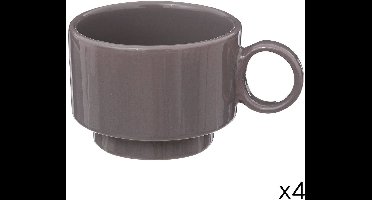 Set van 4 RETRO-kopjes
