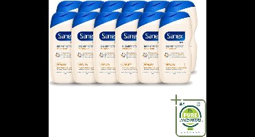 12 x Sanex - BiomeProtect Micellair - Douchegel - Vitaliteit - 0% Sulfaat - Alle Huidtypes - 400 ml - Grootverpakking - Huid Reinigen - Micellaire Douchegel - 0% Sulfaten - Huidbarrière - Huid Vitaliteit