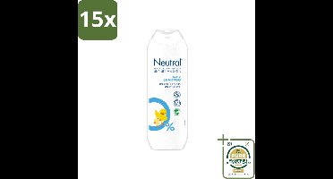 15 x Neutral - Babyshampoo - Gevoelige huid - Parfumvrij - Zonder Kleurstoffen - 250 ml - Wasstrips - Baby Shampoo - Hypoallergenisch Shampoo - Zachte Babyhuid - Gevoelige Huid - Parfumvrije Shampoo