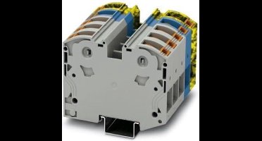 Phoenix Contact 3212071 klemmenblok 10 Grijs, Geel, Blauw, Zwart