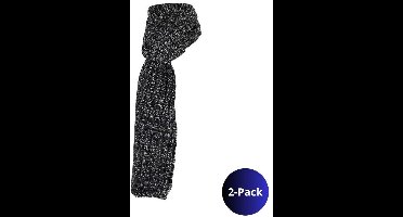 Morethansocks - Grofgebreide sjaal heren - Shine - 2-Pack