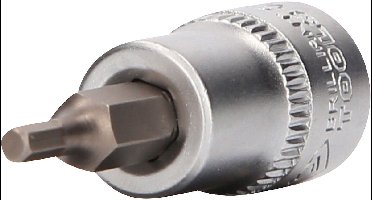 BRILLIANT TOOLS 3/8" binnenzeskant bitdop 3 mm - BT021870