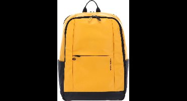 MANDARINA DUCK Laptop rugzak Rugzak met laptopvak Eco Coated Backpack Duck Yellow Donkergeel