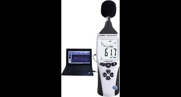 Velleman Professionele geluidsniveaumeter, datalogger, usb-interface, 262144 metingen, windows os
