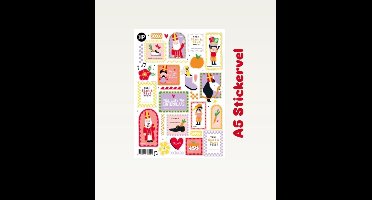 sint Sticker- sluitsticker - stickervel naamstickers - sinterklaas feest - sint - pakjesavond - 5 december - schoencadeau - sinterklaascadeau - naam - inpakken - leuk verpakken -