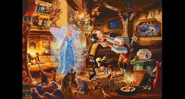 Schmidt - Disney Pinokkio - Thomas kinkade - 1000st - Legpuzzel