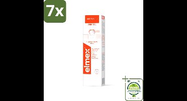 7 x Elmex Tandpasta Anti-Cariës Original 75 ml - Grootverpakking - Tandpasta - Anti-cariës - Tandbederf - Neo-Aminex - Remineraliseren