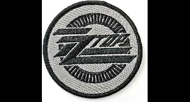 ZZ Top - Circle Logo Patch - Grijs/Zwart