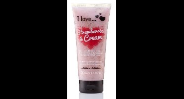 I Love…Strawberries and Cream - Exfoliant - 200 ml