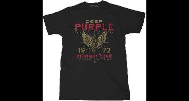 Deep Purple - Highway Star Heren T-shirt - S - Zwart