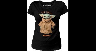 The Mandalorian - Black Women's T-shirt The Child Logo - S