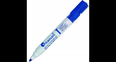 Titanium Whiteboard Marker Blauw - Dik, 3mm