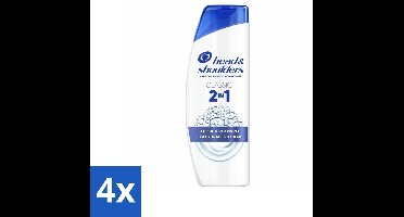 4 x Head & Shoulders – 2-in-1 – Classic – 300 ml - Anti-roos Shampoo - 2-in-1 Shampoo - Roosvrij Shampoo - Haar Verzorging - Hoofdhuid Verzorging