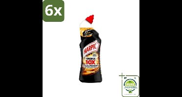 Harpic PowerPlus - Toiletreiniger - Gel - Original - 750 ml - Voordeelverpakking - 6 stuks - Toilet schoonmaak - Toilet reiniger