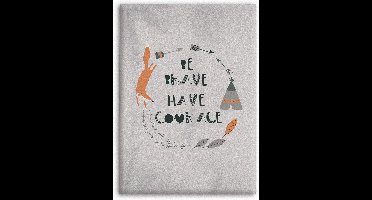 aymax fleeceplaid grijs 130x160cm polyester