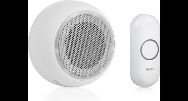 Byron DBY-23511 - Deurbel Draadloze set - 175m Bereik - IP44 waterdicht - Wit