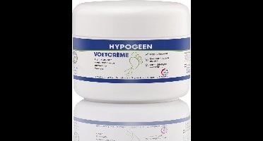 Hypogeen Voetcrème - Hypoallergeen - Voor Droge & Gevoelige Voeten - Met Squalaan & Ureum - PH Neutraal - Hydraterende Voetverzorging - 200ml Pot