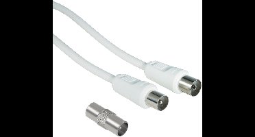 Hama 00205296 coax-kabel 3 m Coaxiaal Wit