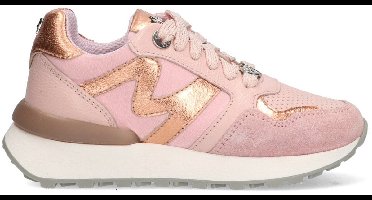 MEXX Kids XX825251-570 Meisjes Lage Sneakers - Roze - Leer - Veters