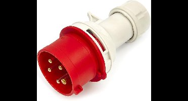 HBM Cee Form Stekker 400 Volt 16A, 5 Polig, 6h, IP44