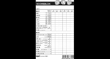 Sigel scoreblok Yahtzee - Expres - 105x148mm - 100 vel - 1 blok - SI-40930