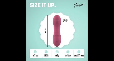 Teazers – Rolling Mini Vibrator – Framboosroze